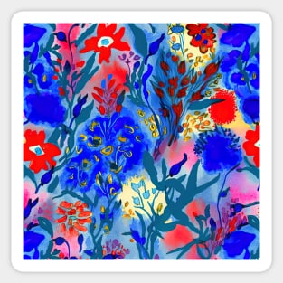 Chagall Flowers Sticker